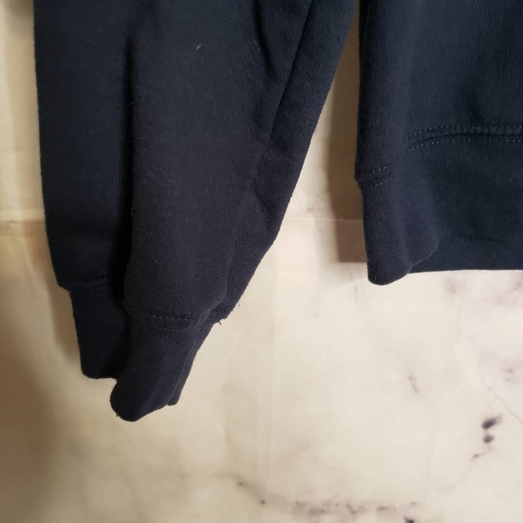 WOUND UP navy multicolor pullover sweatshirt - Picture 3 of 7